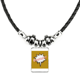 thumbnail image 1 of la charla de la lengua diaria emocion emocion collar a mano colgante de cuerda de cuero Unbranded M, 1 of 3
