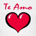 thumbnail image 3 of CafePress - Te Amo Kids Light T Shirt - Light T-Shirt Kids XS-XL, 3 of 4