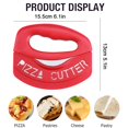 thumbnail image 3 of Pizza Cutter Chopper Stainless Pizza Cutters Slicer With Cover Multi Function Kitchen Tools Dishwasher, 3 of 7