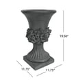thumbnail image 3 of Christopher Knight Home Calliope Antique Botanical Lightweight Concrete Chalice Garden Urn Planter by  antique gray, 3 of 5