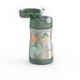 thumbnail image 2 of Thermos Baby Vacuum Insulated Stainless Steel 10 oz Straw Bottle, Dino, 2 of 5
