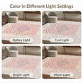 thumbnail image 7 of ODIKA 2'x3' Washable Accent Rug Pink Purple Blush Checkerboard Geometric Motif Symmetrical Checkered for Bedroom, Nursery, RV, Pet Friendly, Bedside Mat, 7 of 7