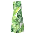 thumbnail image 5 of Awdenio Dresses for Women Summer Casual Dress 2026 Sleeveless Midi Tank Sundress with Pockets V Neck Buttons Pleated A Line Tshirt Dress, 5 of 5