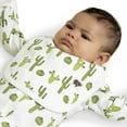 thumbnail image 4 of M+A by Monica + Andy Organic Cotton One Piece Coverall and Bib Set, Sizes Newborn - 18-24 Months, 4 of 5