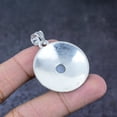 thumbnail image 4 of Natural Rainbow Moonstone Handmade 925 Sterling Silver Gift Pendant 1.75", 4 of 4