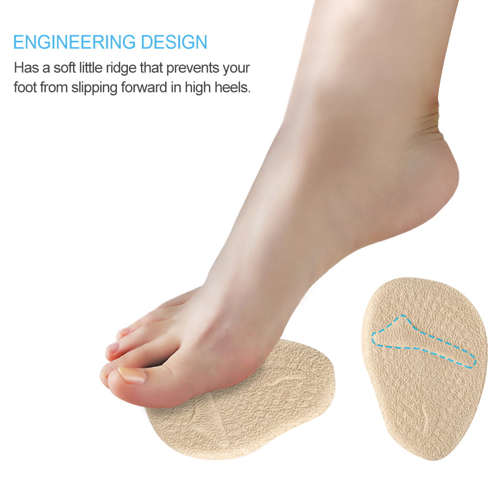 Soft Sole High Heel Foot Cushions Anti-Slip Forefoot Insole Breathable Shoes Pad 