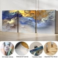 thumbnail image 4 of Hieng 3Pieces Canvas Wall Art Decor Modern Artwork Print Abstract Colorful Brushstrokes Landscape Painting Poster Wall Art for Living Room Home Decoration（Only canvas）, 4 of 6