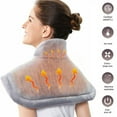thumbnail image 1 of Electric Large Heating Pad Blanket Portable Shoulder Neck Back Heating Shawl Wrap Pain Relief Temperature Controller, 1 of 5