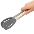 thumbnail image 2 of Herramienta de cocina, pinzas para alimentos de acero inoxidable, pinzas para pan, clip de acero inoxidable diseñado para profesionales Jadeshay A, 2 of 8