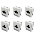 thumbnail image 1 of 6X Table Top Restaurant Tissue Dispenser Napkin and Toothpick Holder Paper Roll Holder for Hotel, 1 of 7