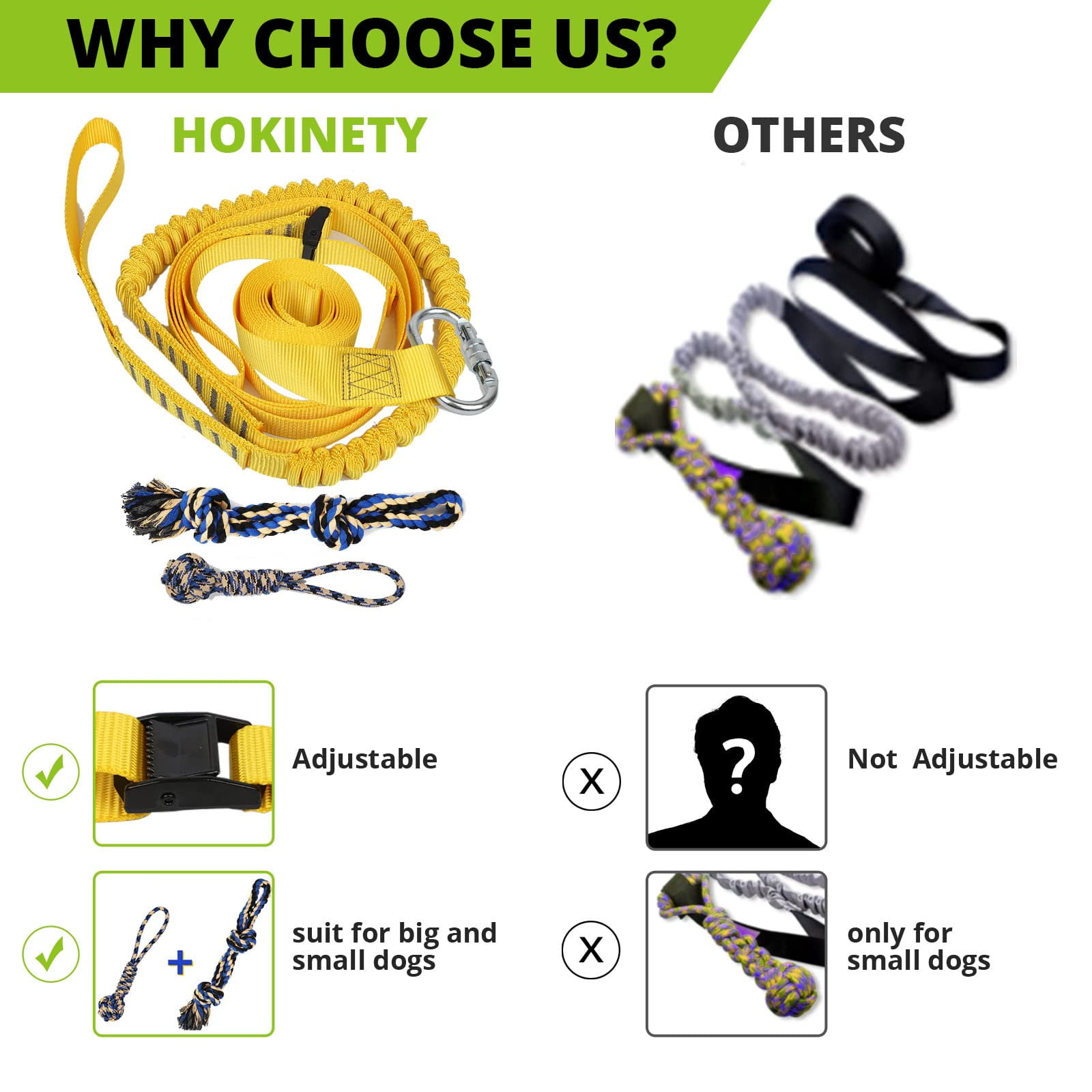 Spring Pole Dog Rope Toys, Tree Bungee Hanging Dogs Toy Interactive Tether  Tug Indoor Outdoor Exercise Chewer Ropes Dog Toys Pull Tug Solo Play Rope M