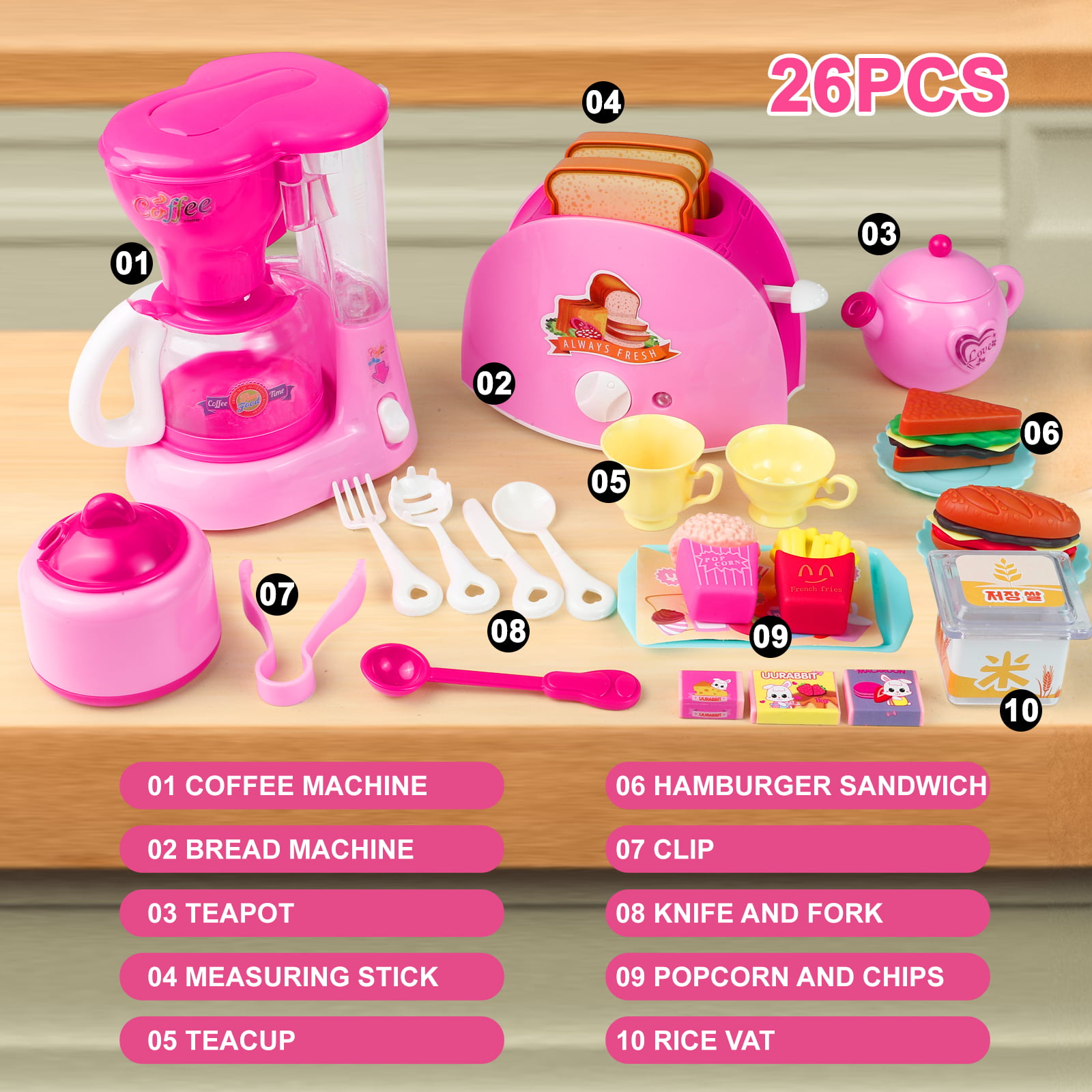 Kitchen Playset Kids, Girls and Boys Pretend Play Popcorn Maker Machine  Popcorn with Vending Machine Toy Set Early Learning DIY Toys Preschool  Toddlers Novel - China Popcorn and Popcorn Machine price