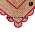 thumbnail image 6 of Jaipur Art And Craft Handmade Carpet for Home for Scallop Bohemian Jute Area Rug (10x14 Sq ft), 6 of 6