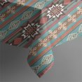 thumbnail image 5 of Boho Blue Ethnic Pattern with Star Motifs Square Tablecloth,Waterproof Square Table Cover,Wipeable Spillproof Washable Table Cover for Home Kitchen Party Decor 60"x60"(152x152cm), 5 of 6
