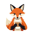 thumbnail image 5 of cartoon Fox Coffee Theme Stickers, Waterproof Fox Coffee Theme Sticker for Water Bottle Laptop Phone Cases Planner Skateboard Luggage Helmet Party Favor Decor, Ideal for Adults Teens Teacher Rewards, 5 of 9