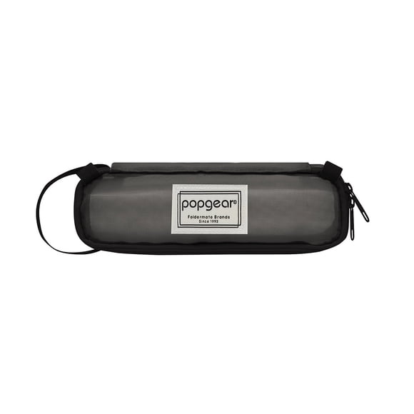 Lapicera Popgear, Color Negro, Con Cierre.