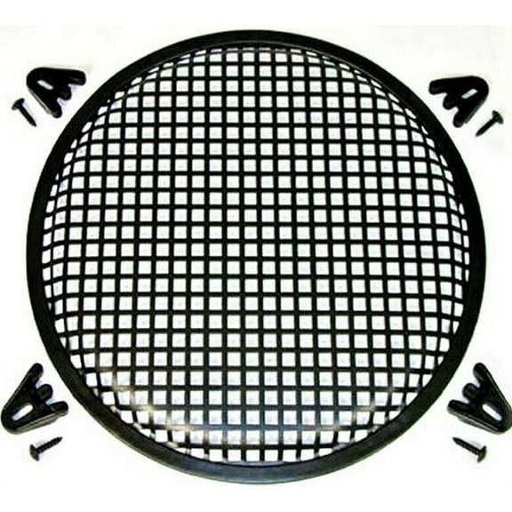 10" INCH UNIVERSAL SPEAKER SUBWOOFER GRILL MESH COVER W/ CLIPS SCREWS GUARD