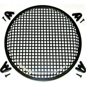 10" INCH UNIVERSAL SPEAKER SUBWOOFER GRILL MESH COVER W/ CLIPS SCREWS GUARD