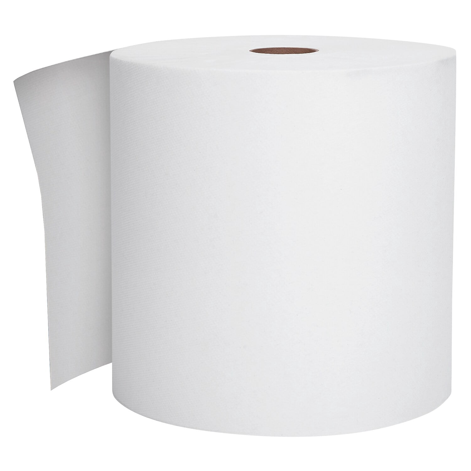 Hard Roll Towels, 1.75" Core, 8 X 1000ft, White, 6/carton