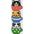 thumbnail image 1 of Marcapáginas DIY Kits Punto Cruz 11CT Gato Doble Cara en Libros 18x6cm, 1 of 9