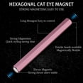 thumbnail image 3 of Imán para uñas Cat Eye C12rtive con forma de hexágono de doble punta, color rosa, 3 of 8
