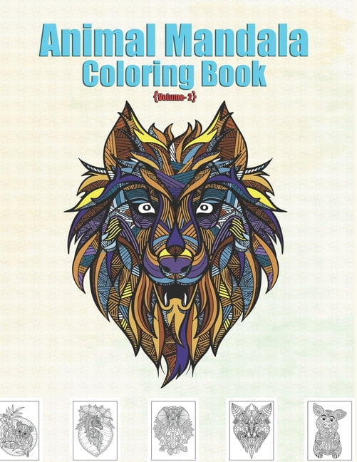 Download Animal Mandala Coloring Book : Awesome Forest and farm ...