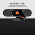 thumbnail image 4 of 2025 3-in-1 Webcam with Speaker & Microphone & Privacy Cover 1080P Camera Desktop USB Plug & Play 5 Meters Pickup Distance Video Conference Camera for, 4 of 5