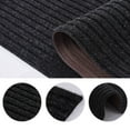 thumbnail image 7 of BESTVUE Runner Rug Outdoor Non Slips Carpet Runners Indoor Utility Area Rugs Mat for Kitchen Hallway Entryway Garage with Rubber Backing Striped Black 2ft x 15ft, 7 of 7