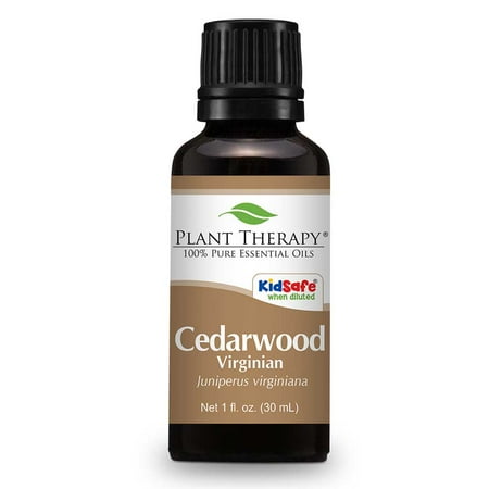 - Plant Therapy Cedarwood Virginian Essential Oil 30 mL (1 fl. oz.) 100% Pure, Undiluted, Therapeutic Grade