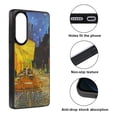 thumbnail image 2 of WIRESTER Shockproof Soft Rubber Cover Case for Samsung Galaxy S25 Edge 6.7 inch 2025, Cafe Terrace At Night Van Gogh, 2 of 5