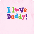 thumbnail image 4 of Inktastic I Love Daddy Girls Girls Baby T-Shirt, 4 of 5