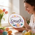 thumbnail image 2 of TIELUTT Easter Bunny Embroidery Complete DIY with Knitting Books and Patterns Knitting compatible with Machines Knitting Books Sweaters Knitted Throw Blankets for Couch Circular Knitting Needles Size, 2 of 5