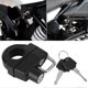 thumbnail image 2 of Universal Motorcycle 22mm/0.9in Handlebars Helmet Lock Set Padlock Accessories, 2 of 4