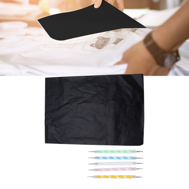 Papel de Carbono, Papel de Grafiito Simplemento Use 5 Bolígrafos en aliviar la conveniente Práctica Ampliamento Utilizada para Transferir Patrones para Dibujar