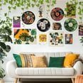 thumbnail image 6 of 4PCS Vinyl Record Decor 12 Inch Record Decorations for Indie Hippie Room Decor Botanical Wall Art for Room Aesthetic Flower Leaves Records Wall Decor for Music Party Studio Display for DIY, 6 of 7