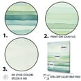 thumbnail image 3 of Designart "Harmonic Horizon Landscape In Minimalism II" Minimalism Floater Framed Canvas Art Print, 3 of 5