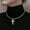 Style 2, variant on Women's Fashion Personality Pearl Cross Beaded Necklace