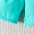 thumbnail image 6 of Utoimkio Toddler Baby Boys Summer Clothes Short Sleeve Button Down Shirt Tops+Short Pants Two Piece Summer Outfit Set for Boys 1-5 Years, 6 of 9