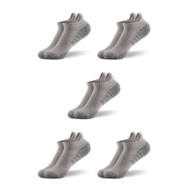 Maytalsory Upgraded Fabric Sports Socks - Unparalleled Comfort And Performance For Athletes light grey XL(43-47) 5Set