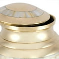 thumbnail image 3 of Perfect Memorials Extra Large Brass Mother Of Pearl Cremation Urn, 3 of 3