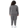 thumbnail image 3 of Terra & Sky Women's Plus Size Fleece Sweatshirt and Sweatpant Set (0X-4X), 3 of 11