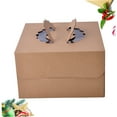 thumbnail image 3 of VERDANVERSE Disposable Cake Boxes Handheld Kraft Paper for Special Occasions 1Set, 3 of 6