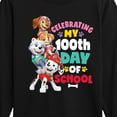 thumbnail image 3 of Paw Patrol - Celebrating 100Th Day Of School - Toddler & Youth Long Sleeve Graphic T-Shirt, 3 of 6