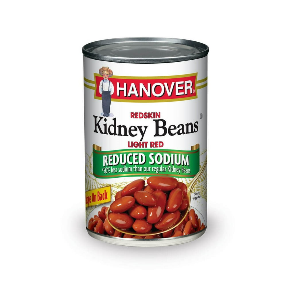 Hanover Reduced Sodium Light Red Kidney Beans, 15.5 Oz