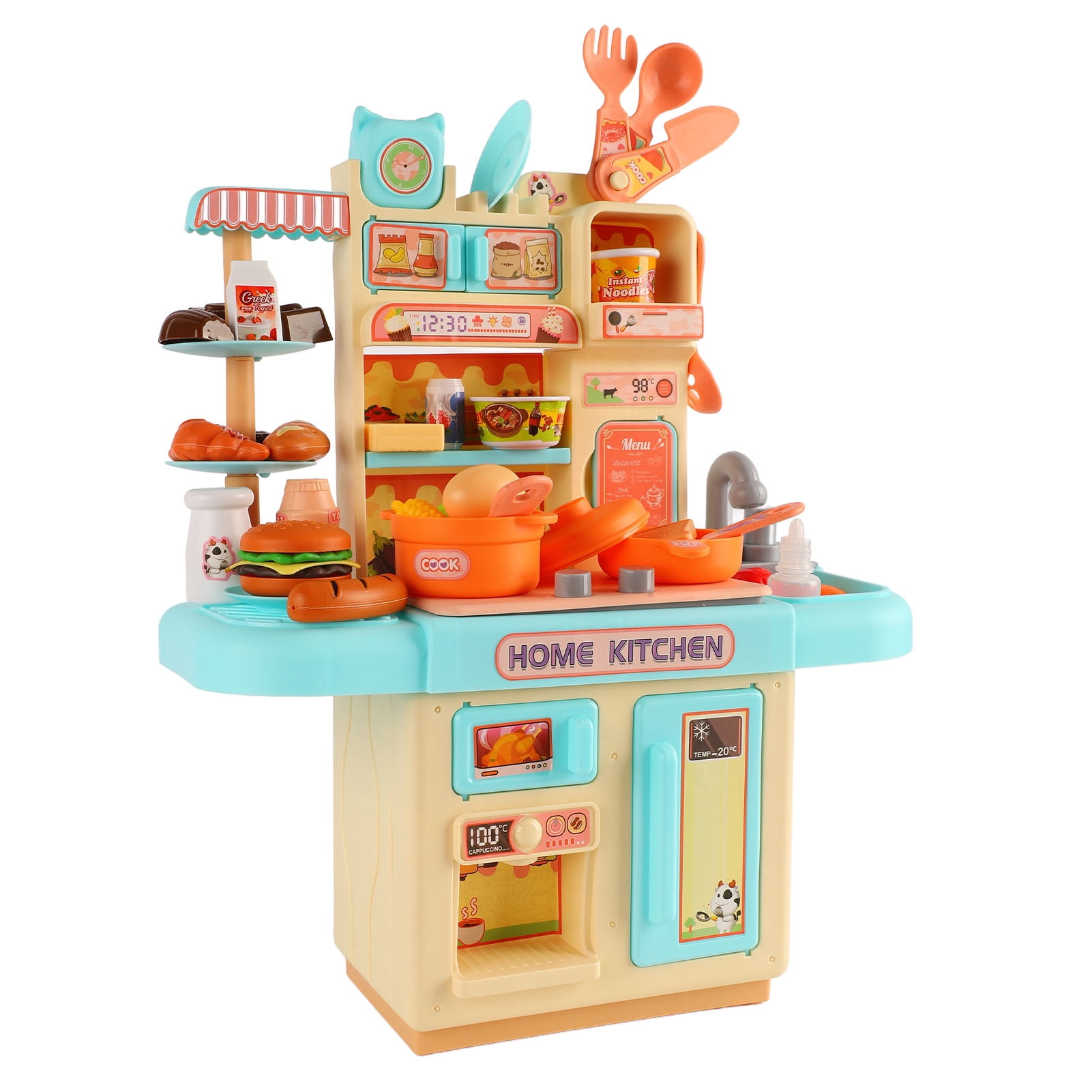 Sound Light Kitchen Playset,Kids Kitchen Playset Realistic Simulation Kitchen Toys Role Play Kitchen Toys Optimized for Excellence