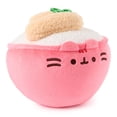 thumbnail image 2 of New Pusheen Bento Katsu Rice Bowl Plush Squishy Toy Stuffed Animal Pink, 6”, 2 of 4