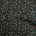 thumbnail image 1 of oneOone Polyester Spandex Black Fabric Florals Sewing Fabric By The Yard Printed Diy Clothing Sewing Supplies 56 Inch Wide, 1 of 4