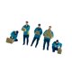 thumbnail image 4 of Figuras de hombres en miniatura CUTICAT 1/64 resina decoración de escritorio, 4 of 8