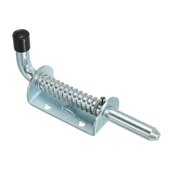Unique Bargains Spring Loaded Latch Pin 4.72', Iron Security Latch Sliding Barrel Lock