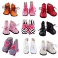 thumbnail image 5 of AmaMary 18 Inch Doll Shoes & Accessories, 6 Pairs Shoes & 3 Pairs Socks, Random Color, 5 of 6